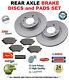 Rear Axle Brake Discs And Pads For Alfa Romeo 147 3.2 Gta (937. Axl1) 2003-2010