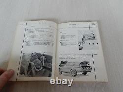 Raro Manuale Uso Manutenzione Originale Alfa Romeo Giulia Sprint 1600 Gta 1965