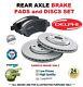 Rear Axle Brake Discs + Pads Set For Alfa Romeo 156 Sportwagon 3.2 Gta 2002-2006