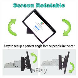 Rotatable 1 DIN Android 8.1 10.1'' Car Stereo Radio GPS WiFi 3G 4G BT MP5 Player