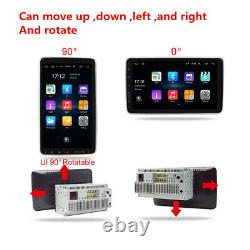 Rotatable 10.1in 2 Din Android 9.1 Car Stereo FM Radio Bluetooth GPS WIFI MP5