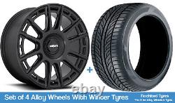 Rotiform Alloy Wheels & Davanti Winter Tyres 19 For Alfa Romeo 147 GTA V6 03-07