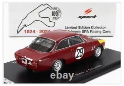 SPARK-MODEL 100SPA09 Alfa Romeo Giulia Gta 1600 Team Autodelta Spa N 32 24h Sp