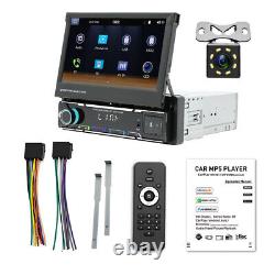 Single 1 Din 7in Car Stereo Radio Touch Screen Bluetooth MP5 Player CarPlay FM