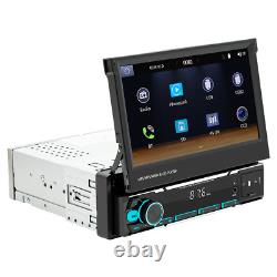 Single 1 Din 7in Car Stereo Radio Touch Screen Bluetooth MP5 Player CarPlay FM