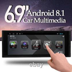 Single Din 6.9'' Car Radio Stereo Touch Screen MP5 Player Mirroring GPS WIFI