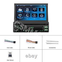 Single Din 7in Car Stereo Radio MP5 Player FM USB HD Touch Screen Mirror Link