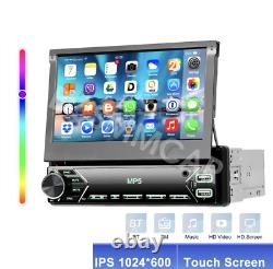 Single Din 7in Car Stereo Radio MP5 Player FM USB HD Touch Screen Mirror Link