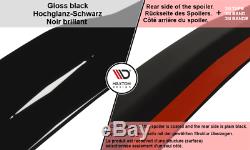 Spoiler Wing Extension For Alfa Romeo 156 Gta Sportwagon 2002-2005 (gloss Black)