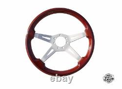 Steering Wheel Wood Sports Original Fiat 14 31/32in Braun 5899540 Exotic NOS