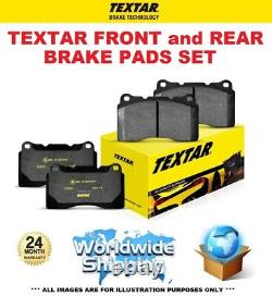 TEXTAR FRONT + REAR Axle BRAKE PADS SET for ALFA ROMEO 156 3.2 GTA 2002-2005