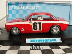 Team Slot Alfa Romeo Giulia Gta Red #61 11102 132 Slot New Old Stock Boxed