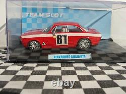 Team Slot Alfa Romeo Giulia Gta Red #61 11102 132 Slot New Old Stock Boxed