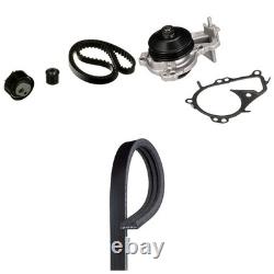 Timing Belt Kit with Water Pump & Auxiliary Belt Fits Citroën C4 Cactus Gates
