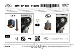 Timing Belt Kit with Water Pump & Auxiliary Belt Fits Citroën C4 Cactus Gates