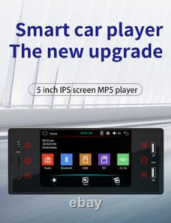 Touch Screen 1 Din 5in Car Stereo Radio Bluetooth Audio MP5 Player FM Receiver