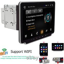 Touch Screen Double Din Bluetooth Car Radio Stereo GPS Nav MP5 Player Rotatable