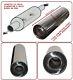 Universal T304 Stainless Steel Exhaust Performance Silencer 12x5x 46mm- Alr