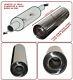 Universal T304 Stainless Steel Exhaust Performance Silencer 17x6x 64mm- Alr