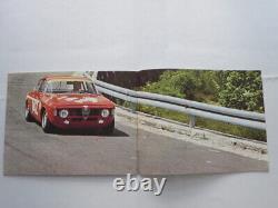 Vintage Alfa Romeo 1300 Junior Sales Brochure Catalog Spider GTA GT FRENCH