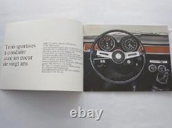 Vintage Alfa Romeo 1300 Junior Sales Brochure Catalog Spider GTA GT FRENCH