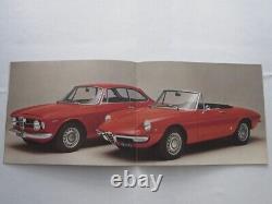 Vintage Alfa Romeo 1300 Junior Sales Brochure Catalog Spider GTA GT FRENCH