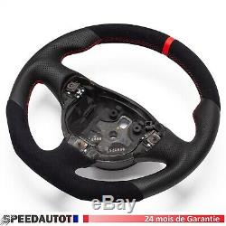 Volant Alcantara Cuir Aplati ALFA ROMEO 147 GT GTA. 24MOISDEGARANTIE