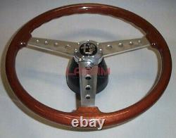 Volante in legno con tre razze per Alfa Romeo GTA 1600 dal 65-69 -Steering wheel