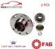 Wheel Bearing Kit Set Pair Rear Fag 713 6902 30 2pcs For Lancia Dedra, Delta Ii