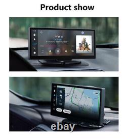 Wifi Dash Cam 10.26in For Apple Carplay Android Auto Bluetooth DVR Video FM