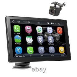 Wireless Android Auto Apple CarPlay ortable 9in Car Stereo Radio WithRear Camera