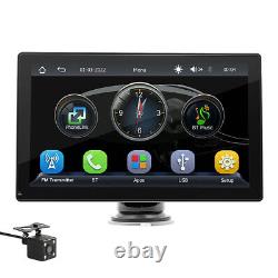 Wireless Android Auto Apple CarPlay ortable 9in Car Stereo Radio WithRear Camera