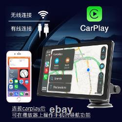 Wireless Android Auto Apple CarPlay ortable 9in Car Stereo Radio WithRear Camera