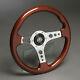 Wood Steering Wheel Sports Wood 12.99in Hub Alfa Romeo Giulia Gt Gta 1300 Junior