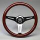 Wooden Steering Wheel Sport Steering Wheel 350mm Hub Alfa Romeo Giulia Gt Gta 1300 1600 Junior