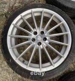 X1 5x98 18 Alfa Romeo Genuine Jetfin Alloy With Tyre 147 156 GTA GT