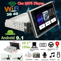 10.1 1din Android 9.1 Gps Bluetooth Head Unit Nav Voiture Radio Stéréo Mp5