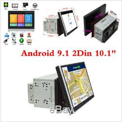 10.1 Android 9.1 Double Din Voiture Mp5 Gps Bt Wifi 3g 4g Dvr Obd Tpms Mlk
