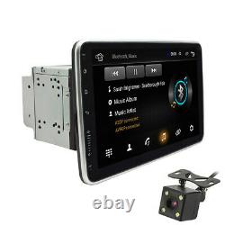 10.1po Rotatable 2din Car Radio Stereo Mp5 Player Gps Sat Nav Bluetooth+camera