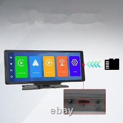 10,26 pouces Carplay sans fil BT Android Auto WiFi Car DVR HD 1080P Lecteur multimédia