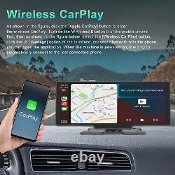 10,26 pouces Carplay sans fil BT Android Auto WiFi Car DVR HD 1080P Lecteur multimédia