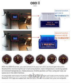 1din 10.1in Voiture Mp5 Multimedia Player & Camera 2 Go 32 Go Stereo Radio Gps Wifi Bt
