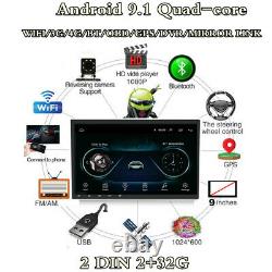 2 Din 9 Android 9.1 1080p Ram 2 Go Rom 32 Go Car Stereo Radio Gps Wifi 3g 4g Dab