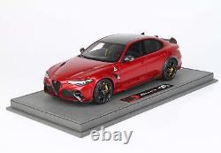 2020 118 BBR Alfa Romeo Giulia Gta Avec Vitrine Rouge Met BBRC1851A1-21V