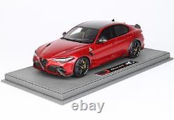 2020 118 BBR Alfa Romeo Giulia Gta avec vitrine Rouge GTA Rouge Met BBRC1851-21V