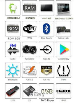 210.1hd Android 7.1 Quad-core Car Headrest Moniteurs 3g / 4g Bt Hdmi Écran Tactile