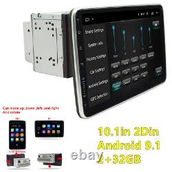 2din 10.1in Android9.1 Voiture Stereo Radio Bluetooth Gps Sat Nav Wifi Fm Mp5 Player
