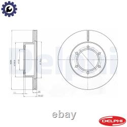 2x DISQUE DE FREIN BG2495 POUR TOYOTA SW4/SUV SURF/HILUX TACOMA/PICKUP/VI PICKUP 2.2L