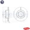 2x Disque De Frein Bg2495 Pour Toyota Sw4/suv Surf/hilux Tacoma/pickup/vi Pickup 2.2l
