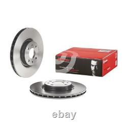 2x Disques de Frein Ventilés Pour Fiat Idea 350 JTD Multijet Brembo Avant 46403088